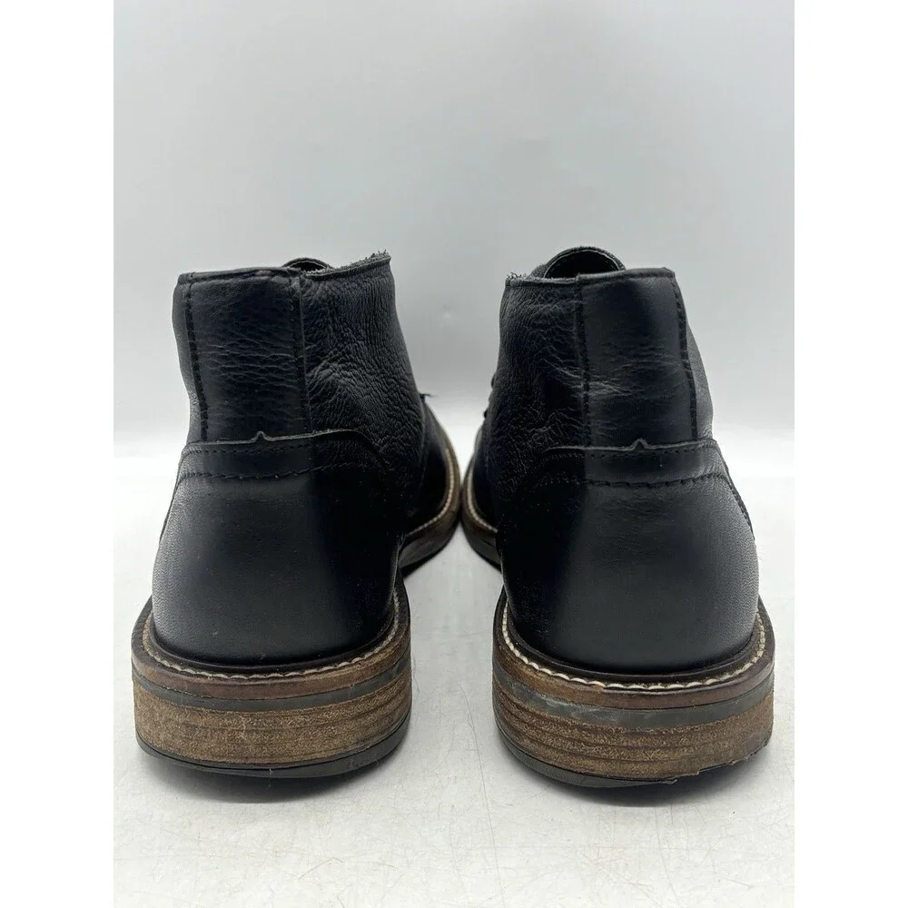NAOT Pilot Chukka Boots Men’s Sz EU 44 10-10.5 Black Leather Lace Up Desert